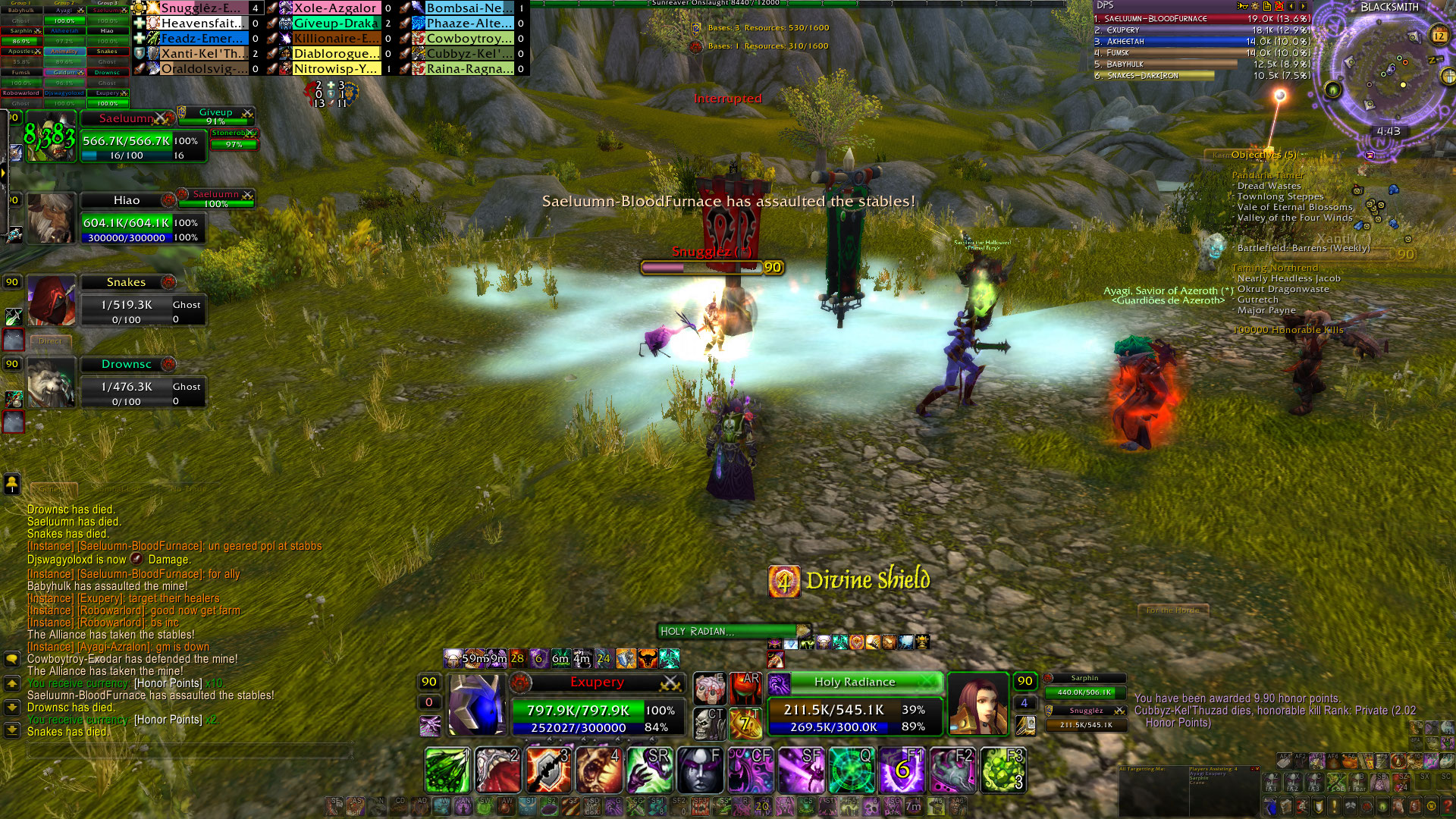 WoW screenshot with DontCast